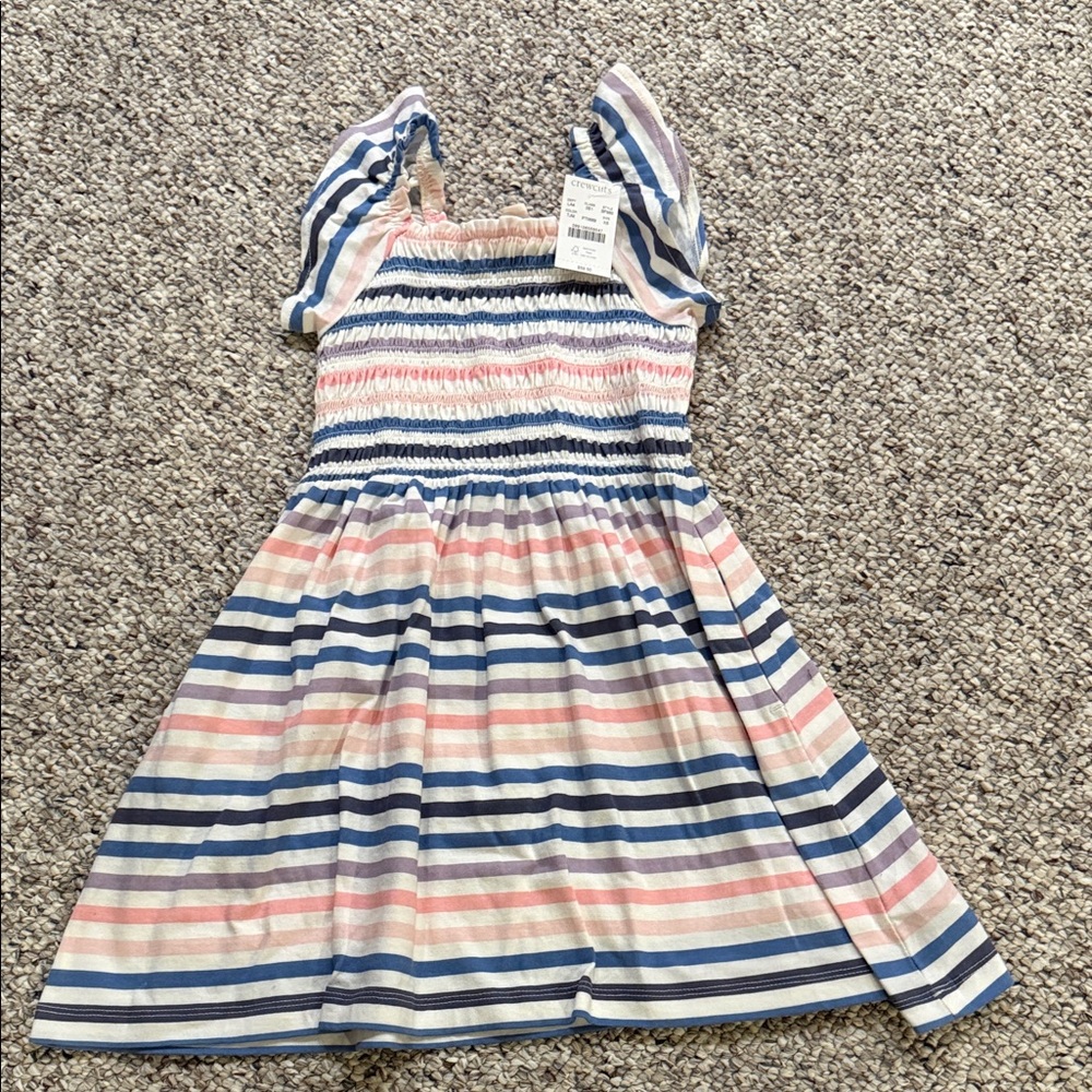 Crewcuts smocked knit dress sz XS